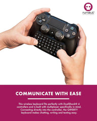 PlayStation 4 Mini Keyboard / Chatpad Bluetooth Wireless 5060576842041