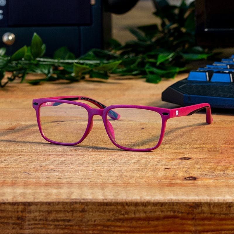 Numskull eSports Glasses Kids Pink Blue Light Blocking 5056280420064