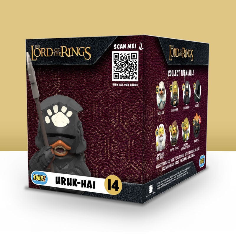 Lord of the Rings Tubbz PVC Figure Uruk-Hai Pikeman Boxed Edition 10 cm  5056280457756