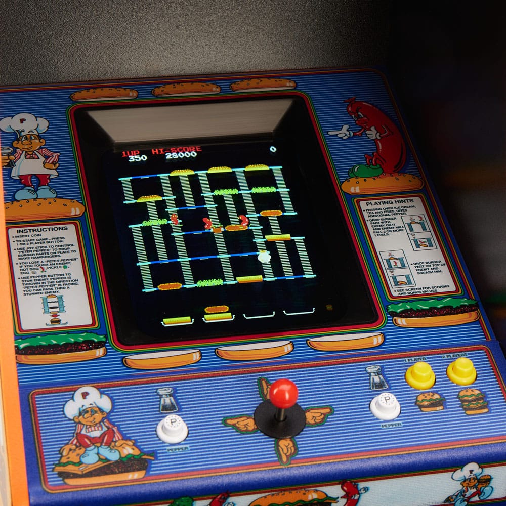 Burger Time Quarter Arcade Machine 44 cm  5056280459545