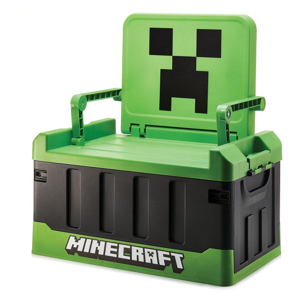 Minecraft Storage Box with folding chair 5056280460626
