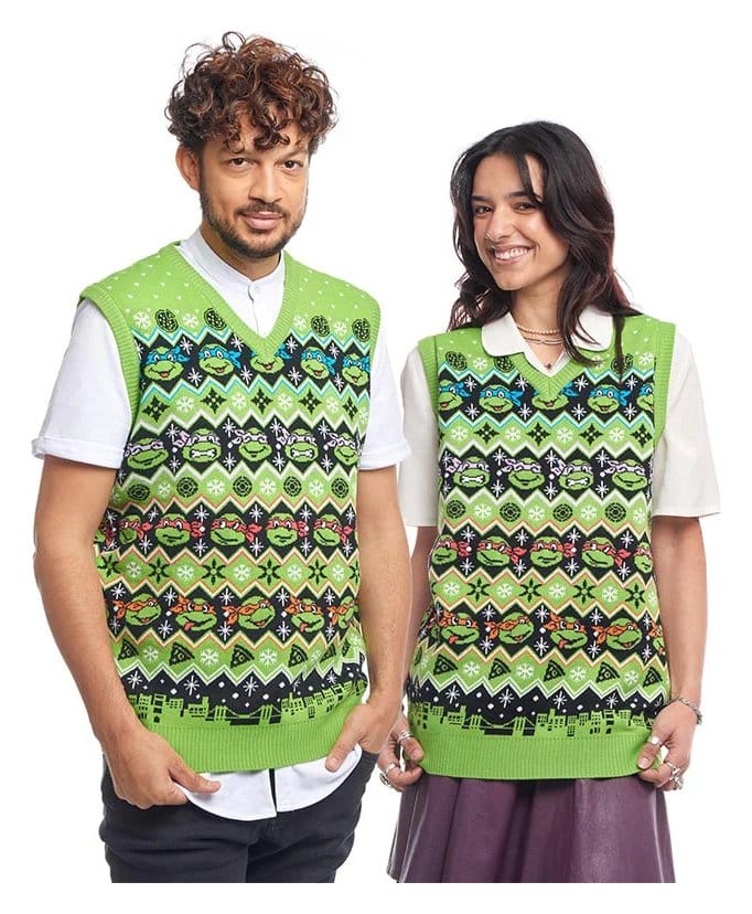 Teenage Mutant Ninja Turtles Christmas Tank Top Size XS 5056280461067