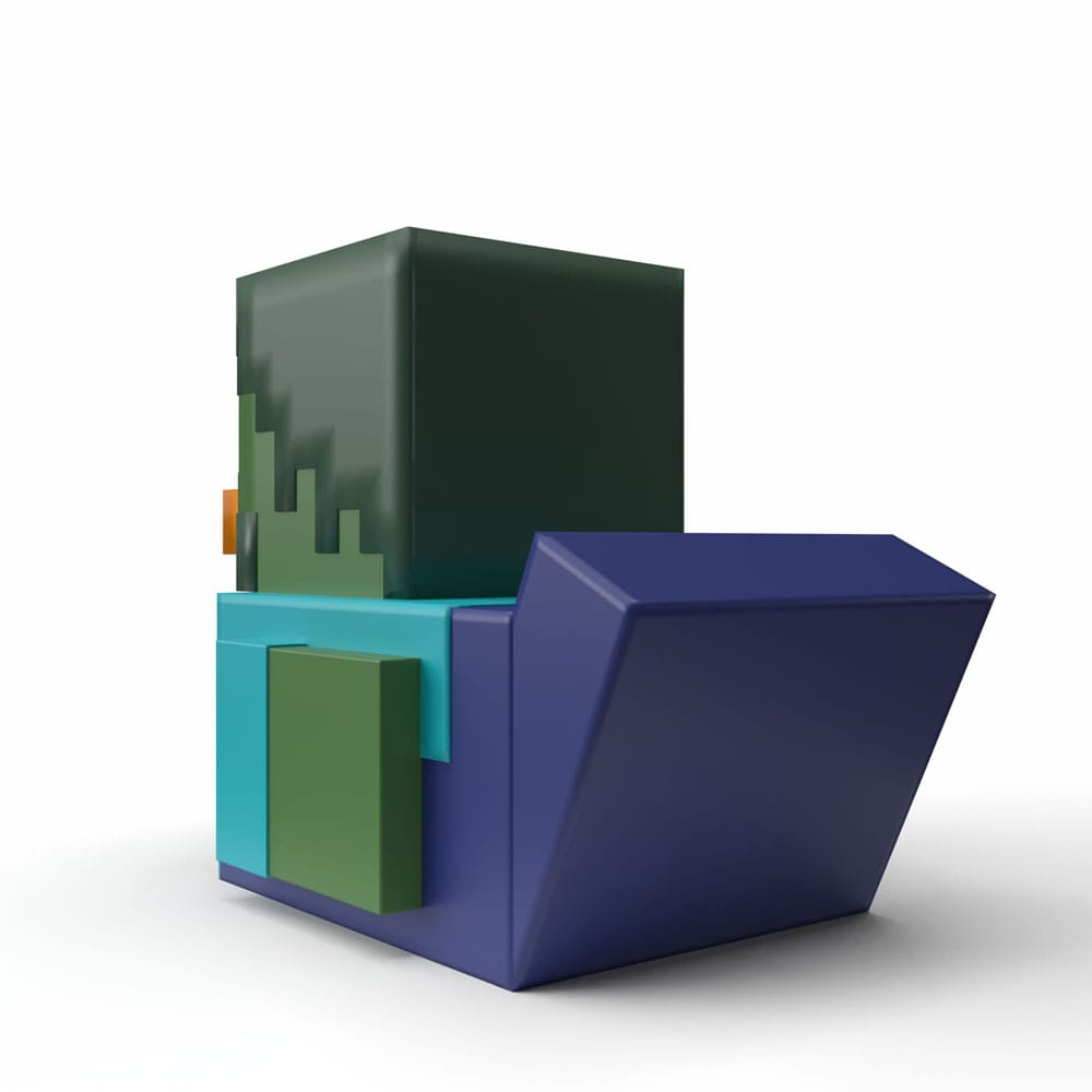 Minecraft Tubbz Mini PVC Figure Zombie 5 cm 5056280461814