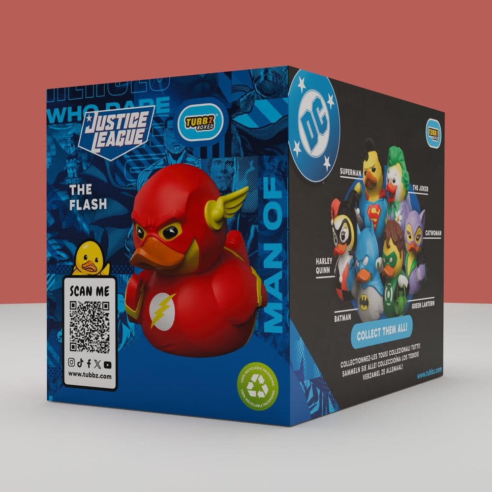 DC Comics Tubbz PVC Figure The Flash Boxed Edition 10 cm  5056280464082