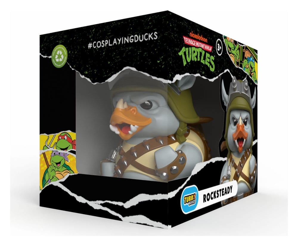 Teenage Mutant Ninja Turtles Tubbz PVC Figur RocksteadyTeenage Mutant Ninja Turtles Tubbz PVC Figure RocksteadyTortues Ninja Tubbz figurine PVC RocksteadyTortugas Ninja Tubbz Figura PVC Rocksteady 5056280465713
