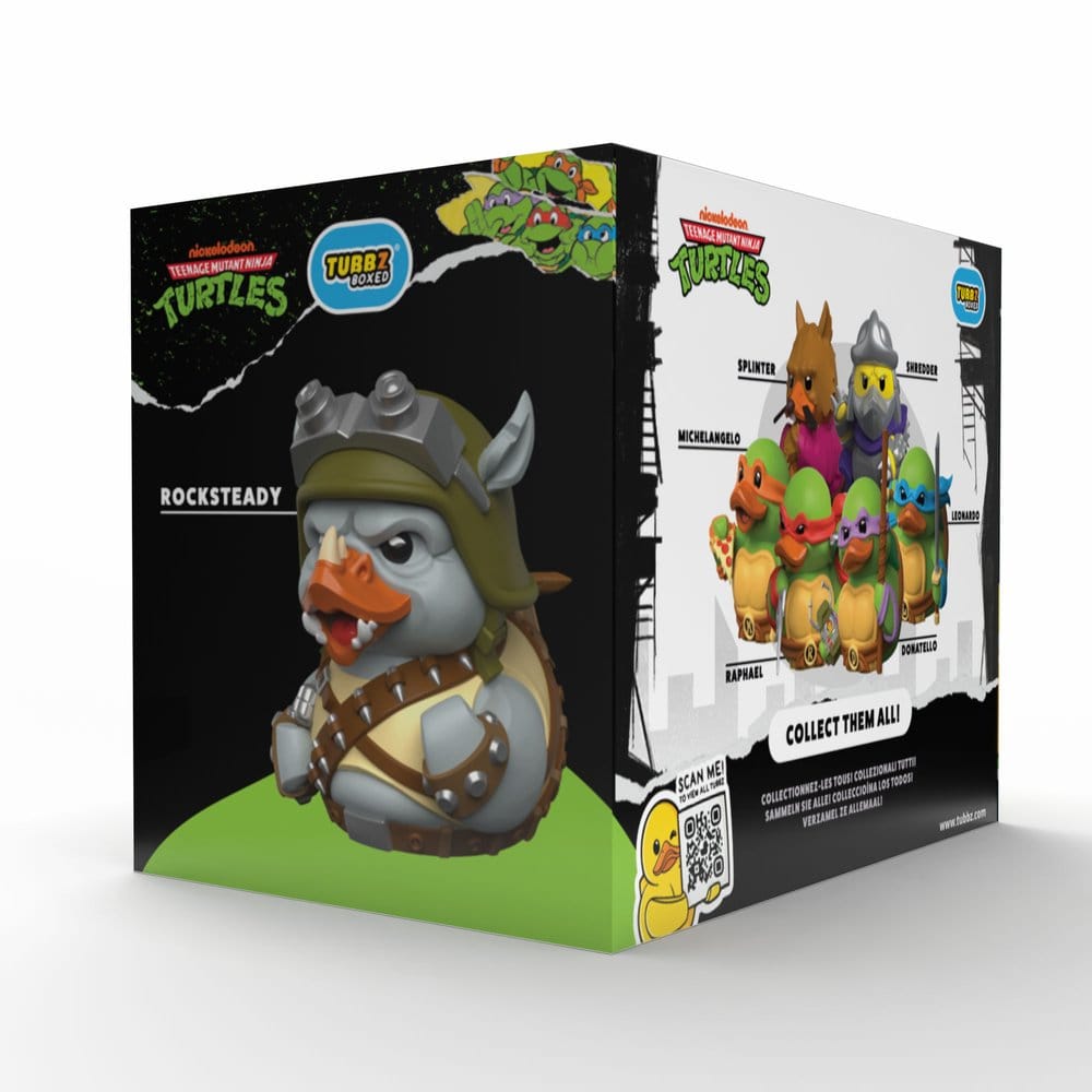 Teenage Mutant Ninja Turtles Tubbz PVC Figur RocksteadyTeenage Mutant Ninja Turtles Tubbz PVC Figure RocksteadyTortues Ninja Tubbz figurine PVC RocksteadyTortugas Ninja Tubbz Figura PVC Rocksteady 5056280465713