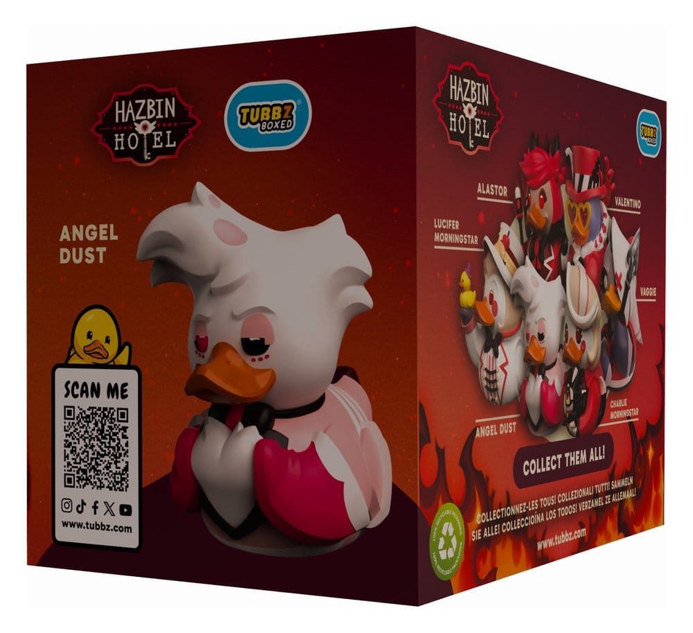 Hazbin Hotel Tubbz PVC Figure Angel Dust Boxed Edition 10 cm             5056280466536