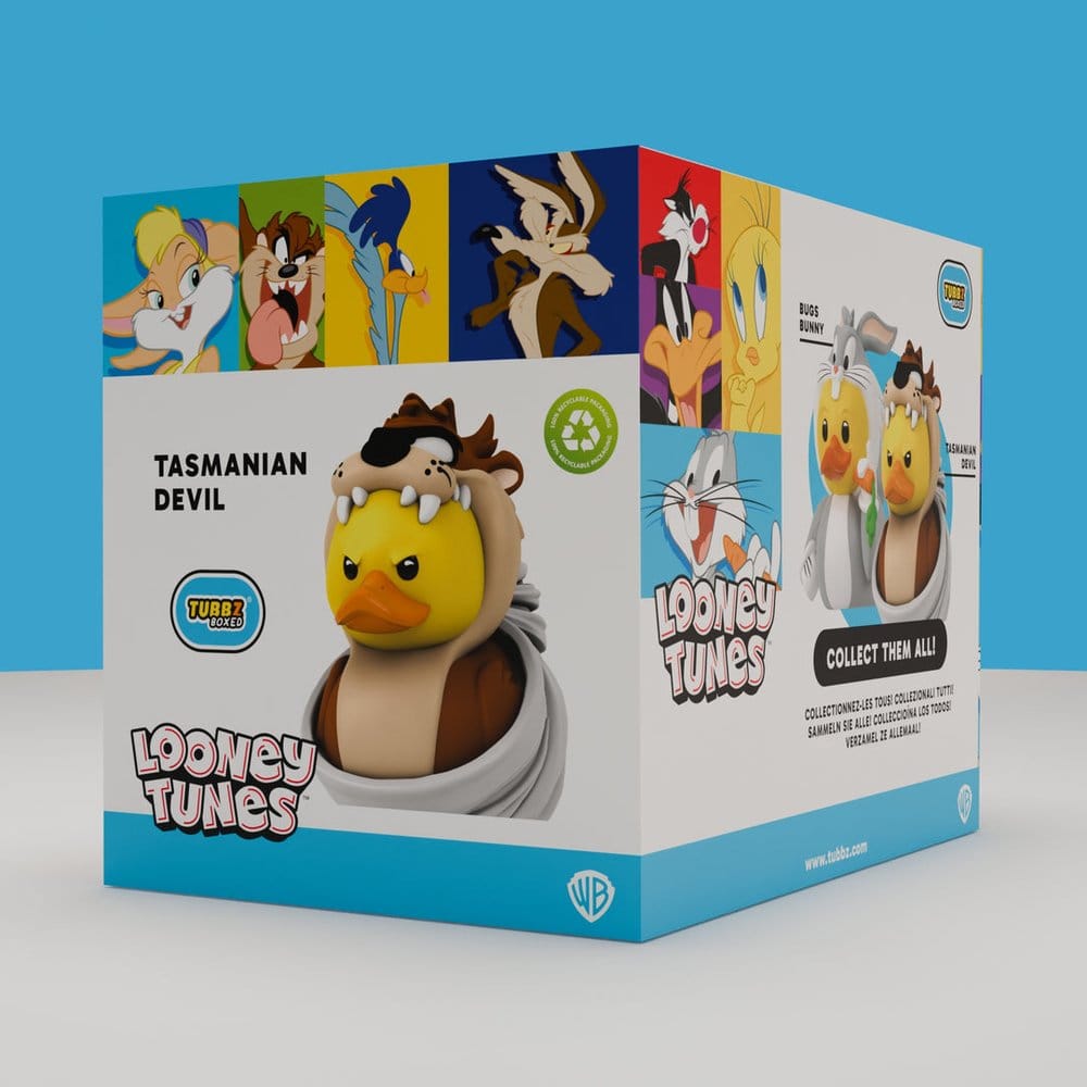 Looney Tunes Tubbz PVC Figure Taz Tasmanian Devil Boxed Edition 10 cm  5056280467199