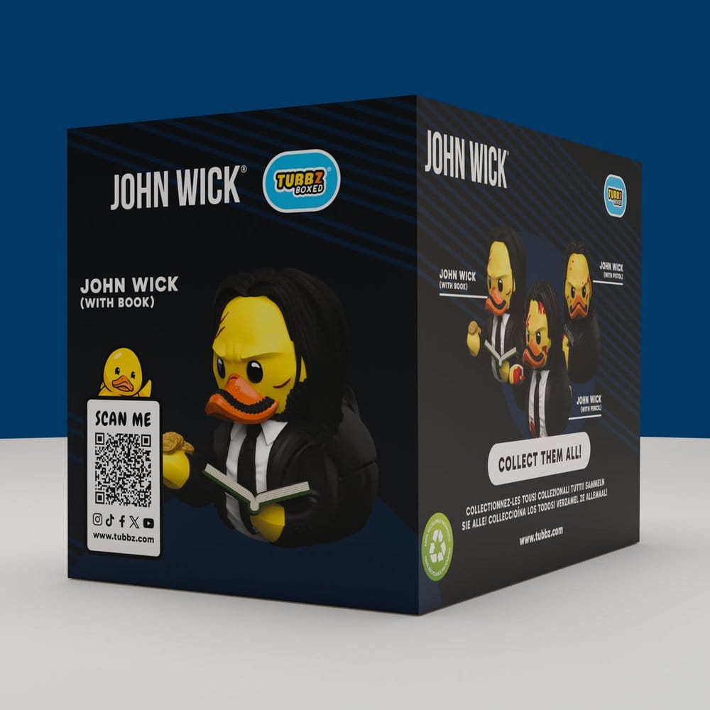 John Wick Tubbz PVC Figure Book Boxed Edition 10 cm  5056280467618