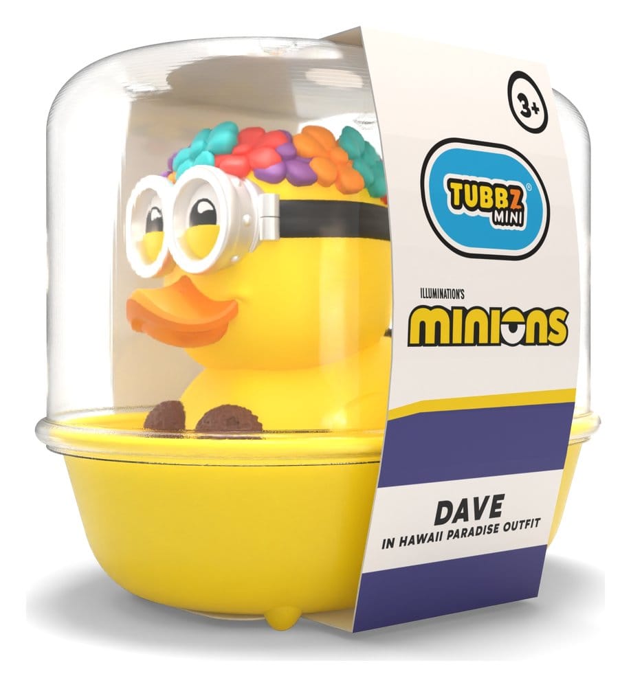 Minions Tubbz Mini PVC Figure Dave Hawaii Paradise 5 cm 5056280469544
