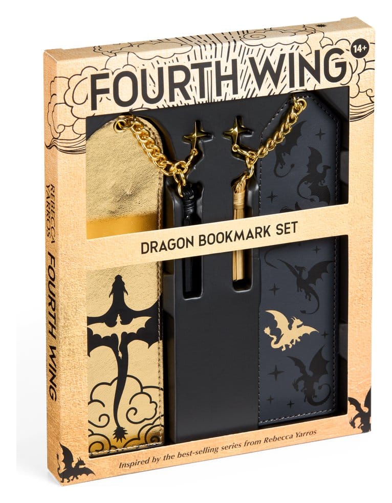 Fourth Wing Bookmarks 2-Pack Dragon 15 cm 0849421013080
