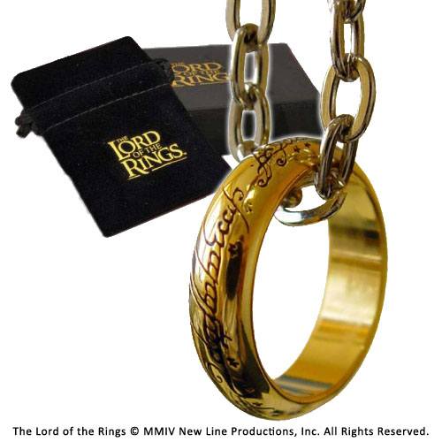 Lord of the Rings Ring The One Ring (gold plated) 0812370013548