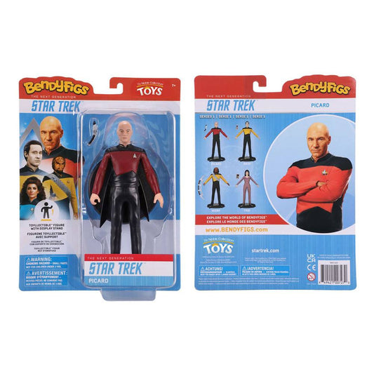 Star Trek: The Next Generation Bendyfigs Bendable Figure Capt. Picard 19 cm 0849421007270