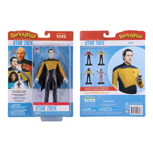 Star Trek: The Next Generation Bendyfigs Bendable Figure Lt. Cmdr. Data 19 cm 0849421007287