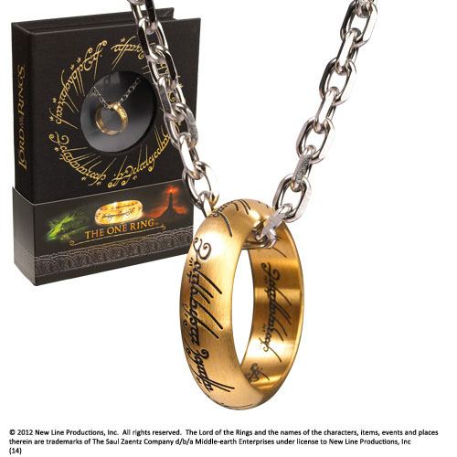 Lord of the Rings The One Ring Necklace 0849421001674