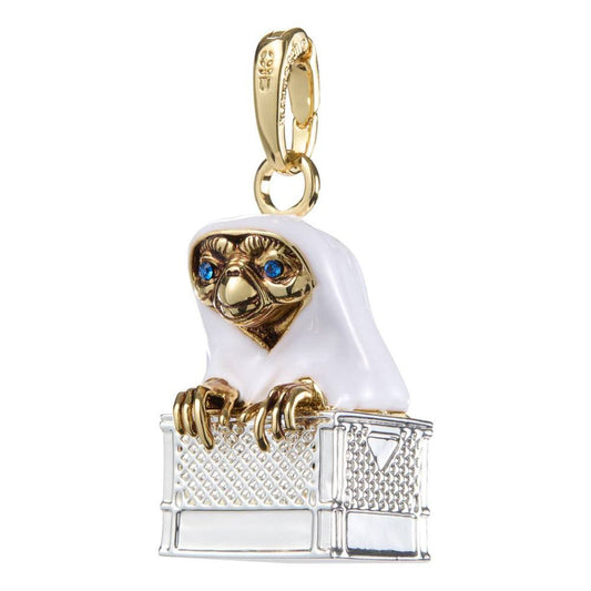 E.T. the Extra-Terrestrial Bracelet Charm Lumos E.T. In the Basket (gold & silver plated) 0849421008741
