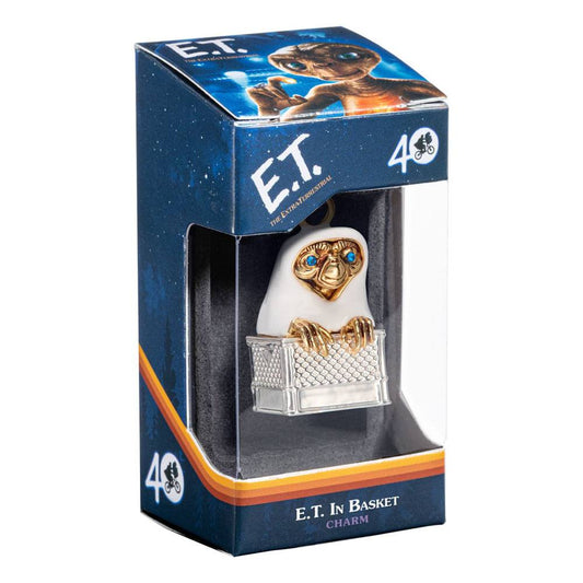 E.T. the Extra-Terrestrial Bracelet Charm Lumos E.T. In the Basket (gold & silver plated) 0849421008741