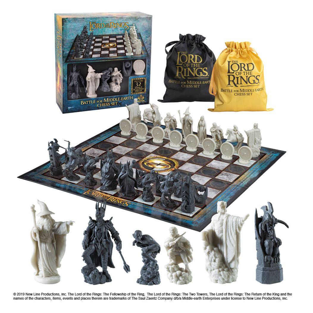 Lord of the Rings Chess Set Battle for Middle Earth 0849421005788