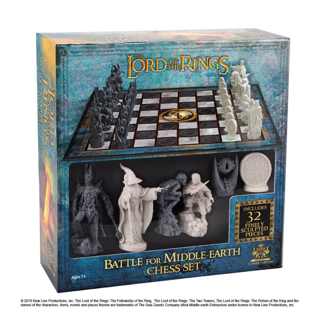 Lord of the Rings Chess Set Battle for Middle Earth 0849421005788