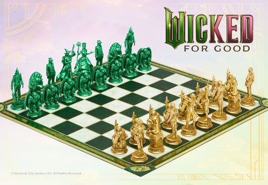 Wicked: For Good Chess Set Shiz vs. Emerald City 0849421011574