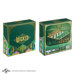 Wicked: For Good Chess Set Shiz vs. Emerald City 0849421011574