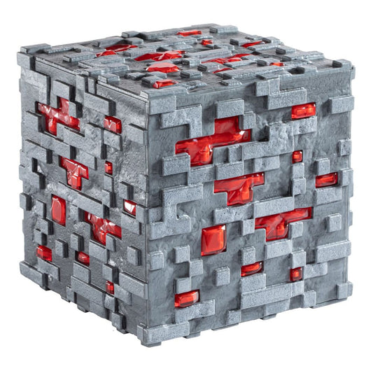 Minecraft Replica Illuminating Redstone Ore Cube 10 cm 0849421009465