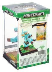 Minecraft Figure Diorama Diamond Armor Steve and Horse 18 cm 0849421012731