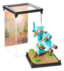Minecraft Figure Diorama Diamond Armor Steve and Horse 18 cm 0849421012731