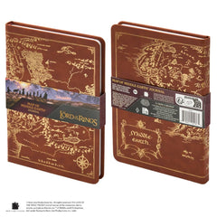 The Lord of the Rings Journal Map of Middle-Earth 240 pages  0849421011765