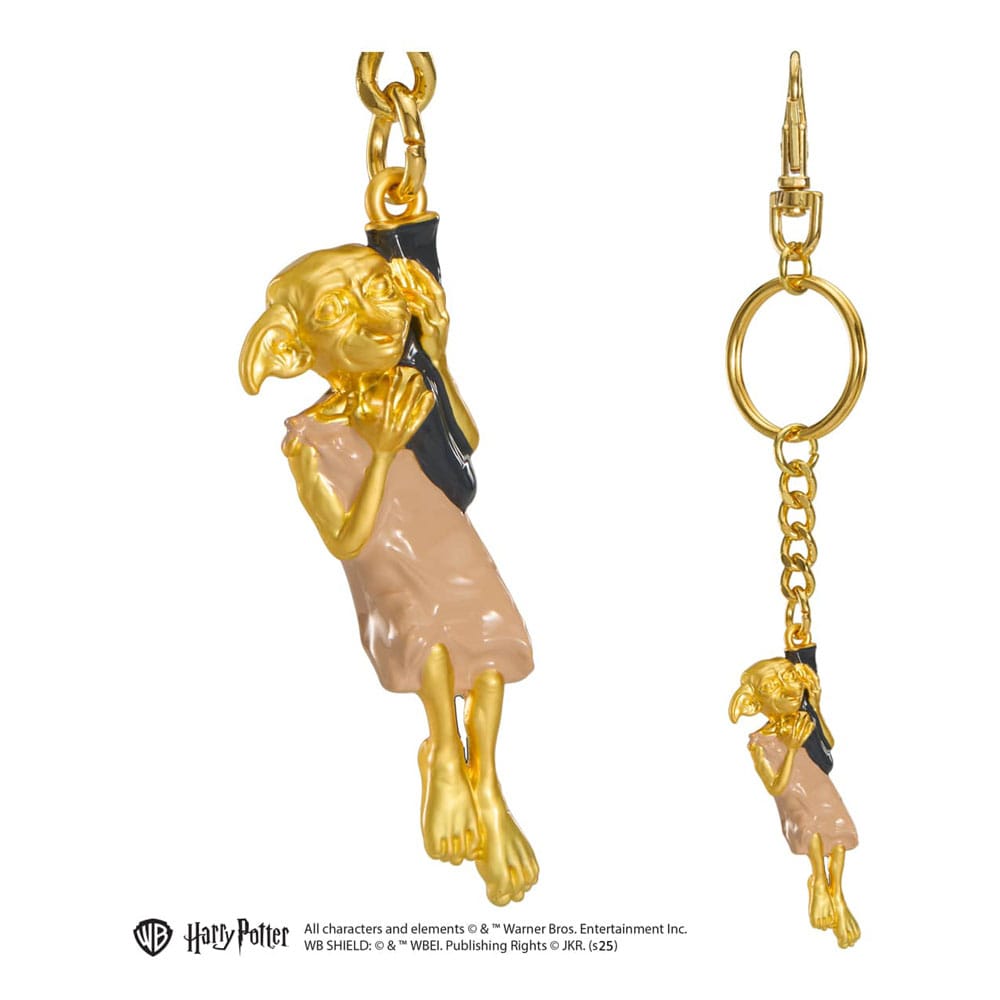 Harry Potter Metal Keychain Dobby gold-coloured 11 cm 0843421010065