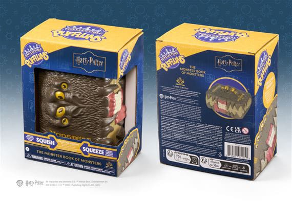 Harry Potter Squishy Pufflums The Monster Book of Monsters 15 cm 0849421011055