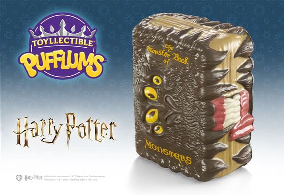 Harry Potter Squishy Pufflums The Monster Book of Monsters 15 cm 0849421011055