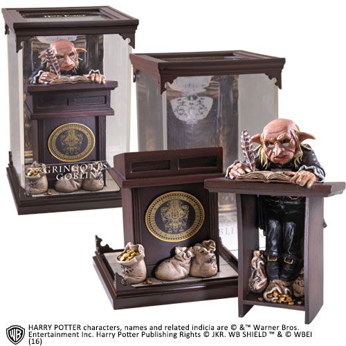 Harry Potter Magical Creatures Statue Gringotts Goblin 19 Cm - Amuzzi