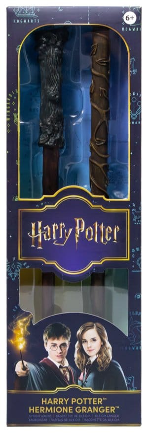 Harry Potter Roleplay Replica Wands 2-Pack Harry Potter & Hermione Granger 31 cm 0849421011567