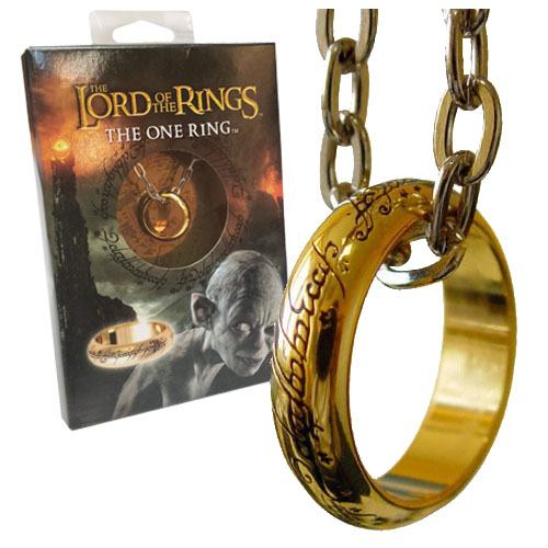 Lord of the Rings Ring The One Ring (gold plated) 0849421001315