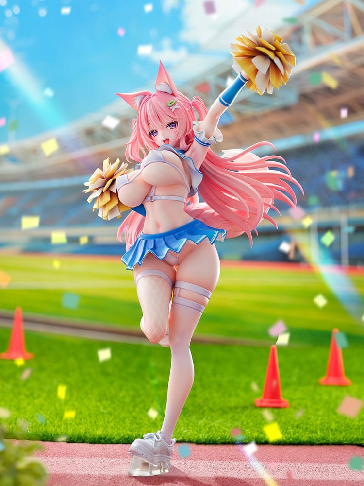 Original Character Statue 1/5 Kemomimi Cheer Girl illustration by Yatanuki Kei 35 cm      4580770170494