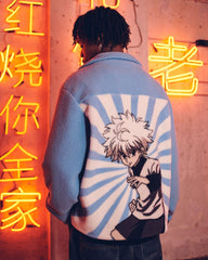 Hunter x Hunter Fleece Jacket Blue Size XL 8718526186482