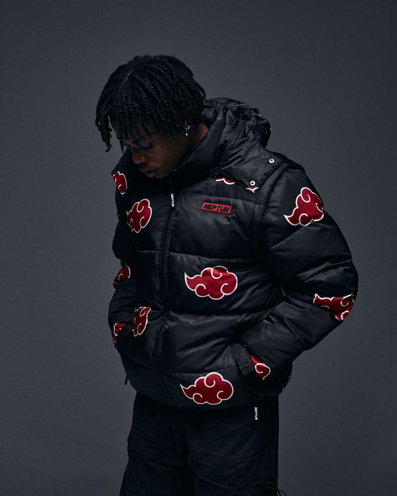 Naruto Puffer Jacket Akatsuki Red  Size XXXL 8718526180541