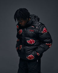Naruto Puffer Jacket Akatsuki Red  Size XXXL 8718526180541