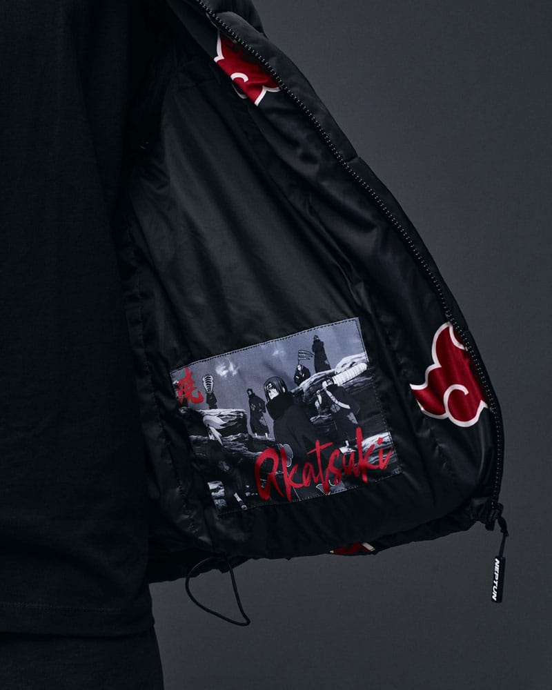 Naruto Puffer Jacket Akatsuki Red  Size XXXL 8718526180541