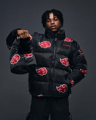 Naruto Puffer Jacket Akatsuki Red  Size XXXL 8718526180541