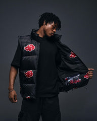 Naruto Puffer Jacket Akatsuki Red  Size XXXL 8718526180541