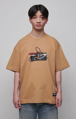 Attack on Titan T-Shirt Graphic Beige Size XL 8718526185904