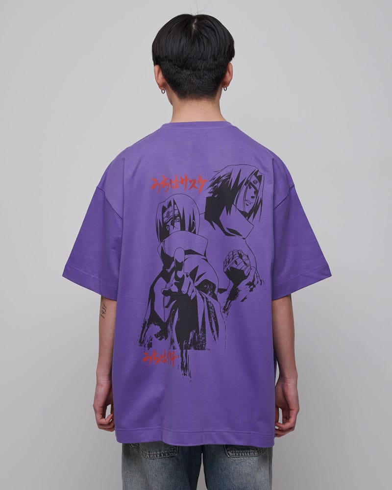 Naruto Shippuden T-Shirt Graphic Purple Size L 8718526180657
