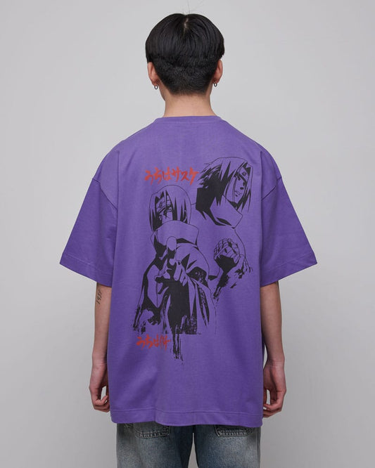 Naruto Shippuden T-Shirt Graphic Purple Size L 8718526180657
