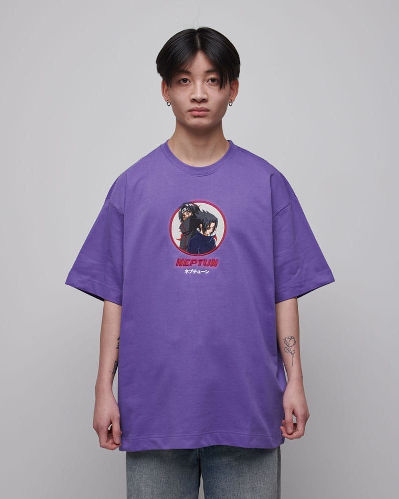 Naruto Shippuden T-Shirt Graphic Purple Size XL 8718526180473