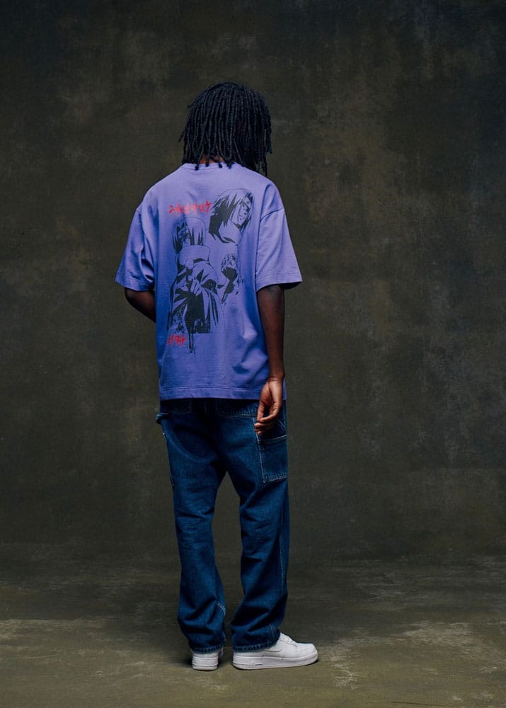 Naruto Shippuden T-Shirt Graphic Purple Size L 8718526180657