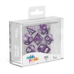Oakie Doakie Dice RPG Set Marble - Purple (7) 4056133701037