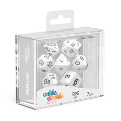 Oakie Doakie Dice RPG Set Solid - White (7) 4056133701242