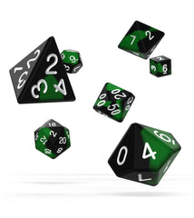 Oakie Doakie Dice RPG Set Glow In The Dark - Biohazard (7) - Amuzzi